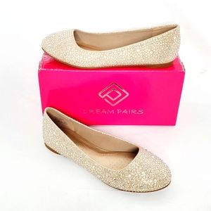 Dream Pairs Women's Sole-Shine Rhinestone Ballet Flats Shoes